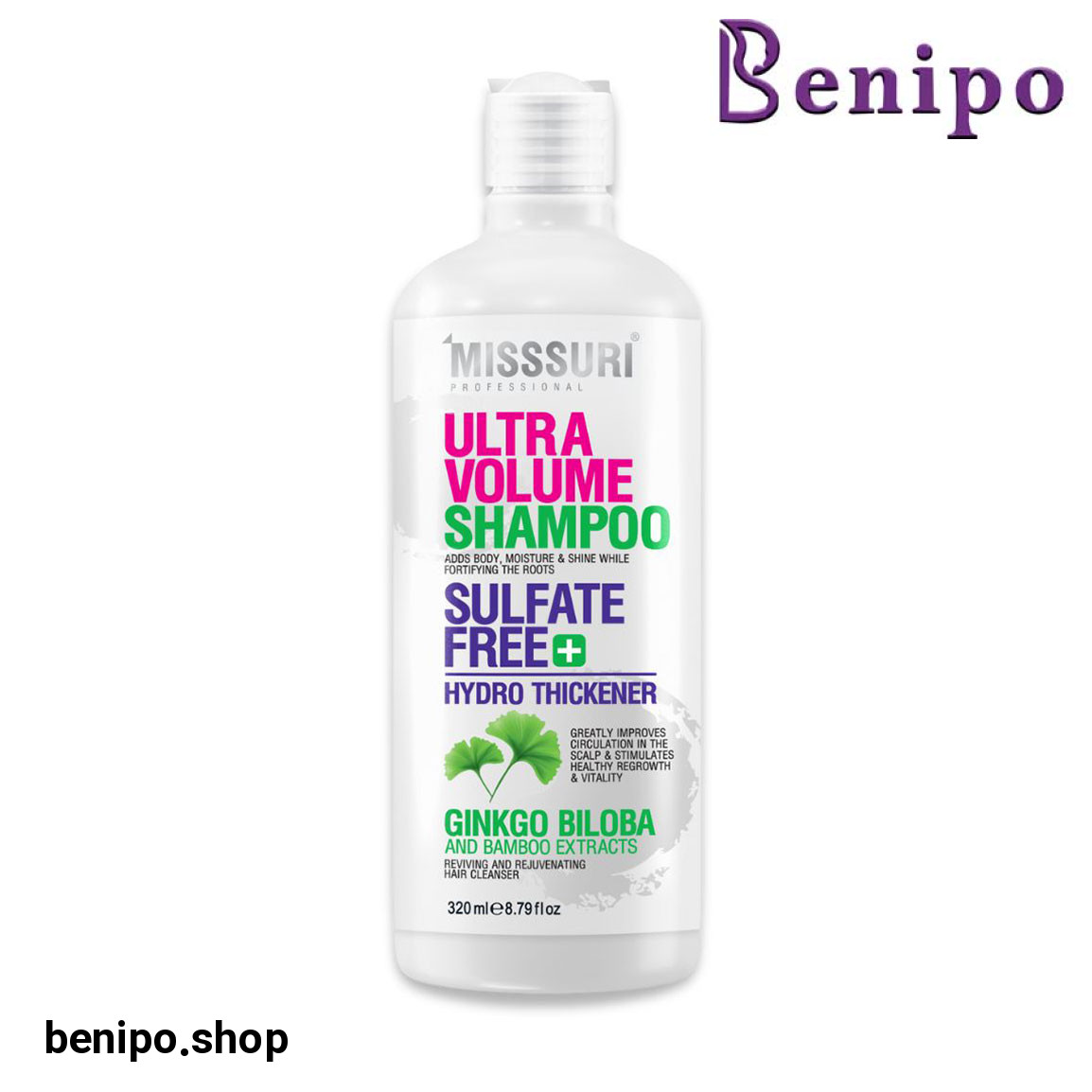 شامپو مخصوص موهای نازک و حجم کم غنی شده با عصاره بامبو و روغن گل رز حجم 320 میل