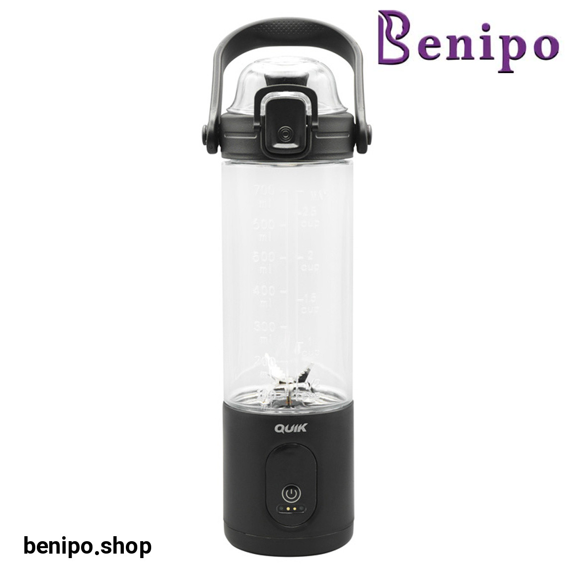 مخلوط کن شارژی شش تیغه کوئیک مدل Q9