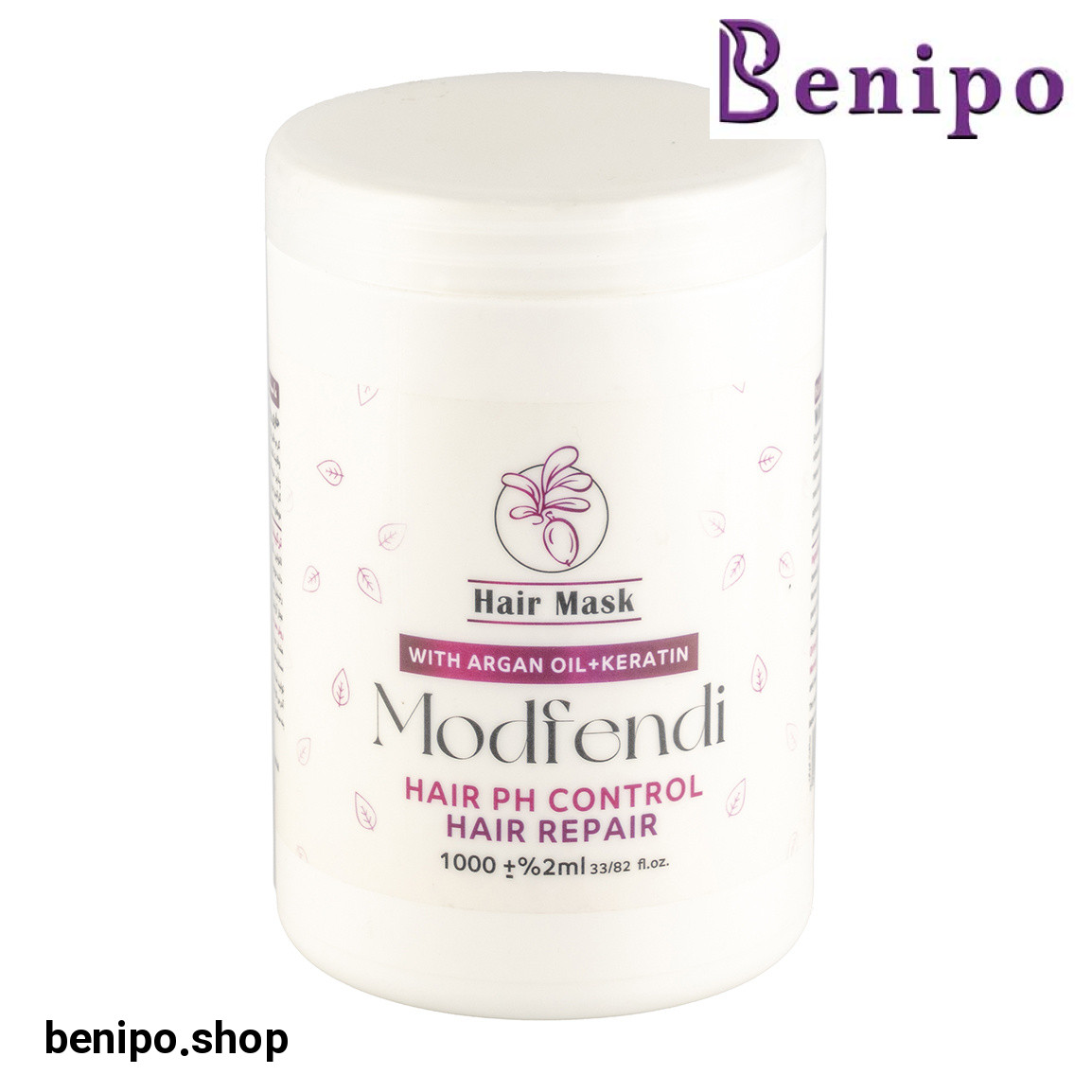 ماسک مو با آبکشی حاوی آرگان و کراتین مناسب مو آسیب دیده حجم 1000 میلی لیتر