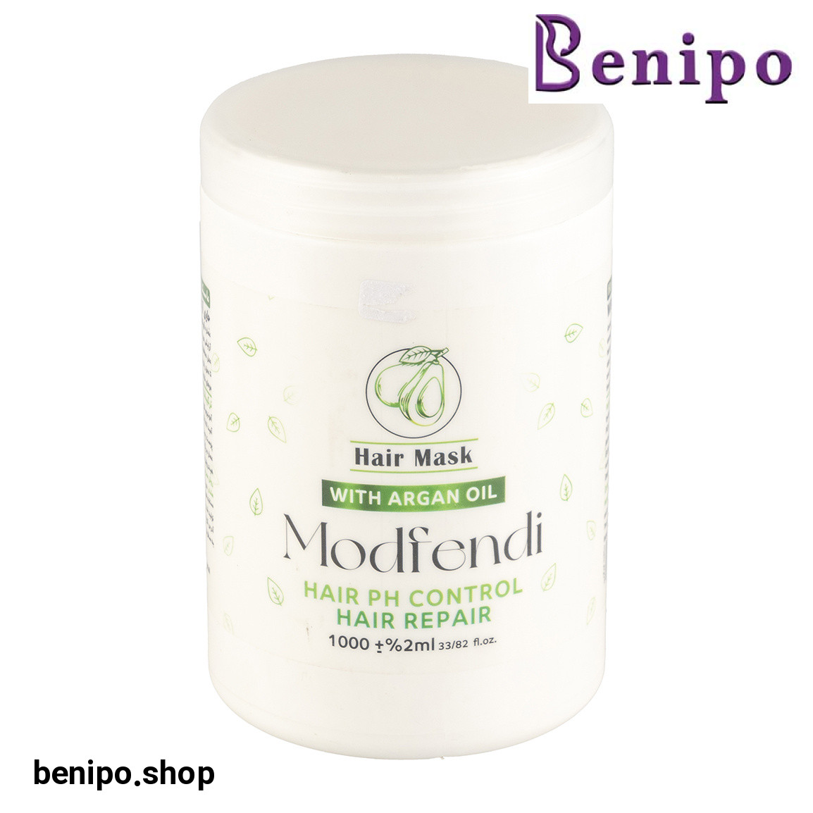 ماسک مو با آبکشی حاوی آرگان و آووکادو مناسب مو رنگ شده حجم 1000 میلی لیتر