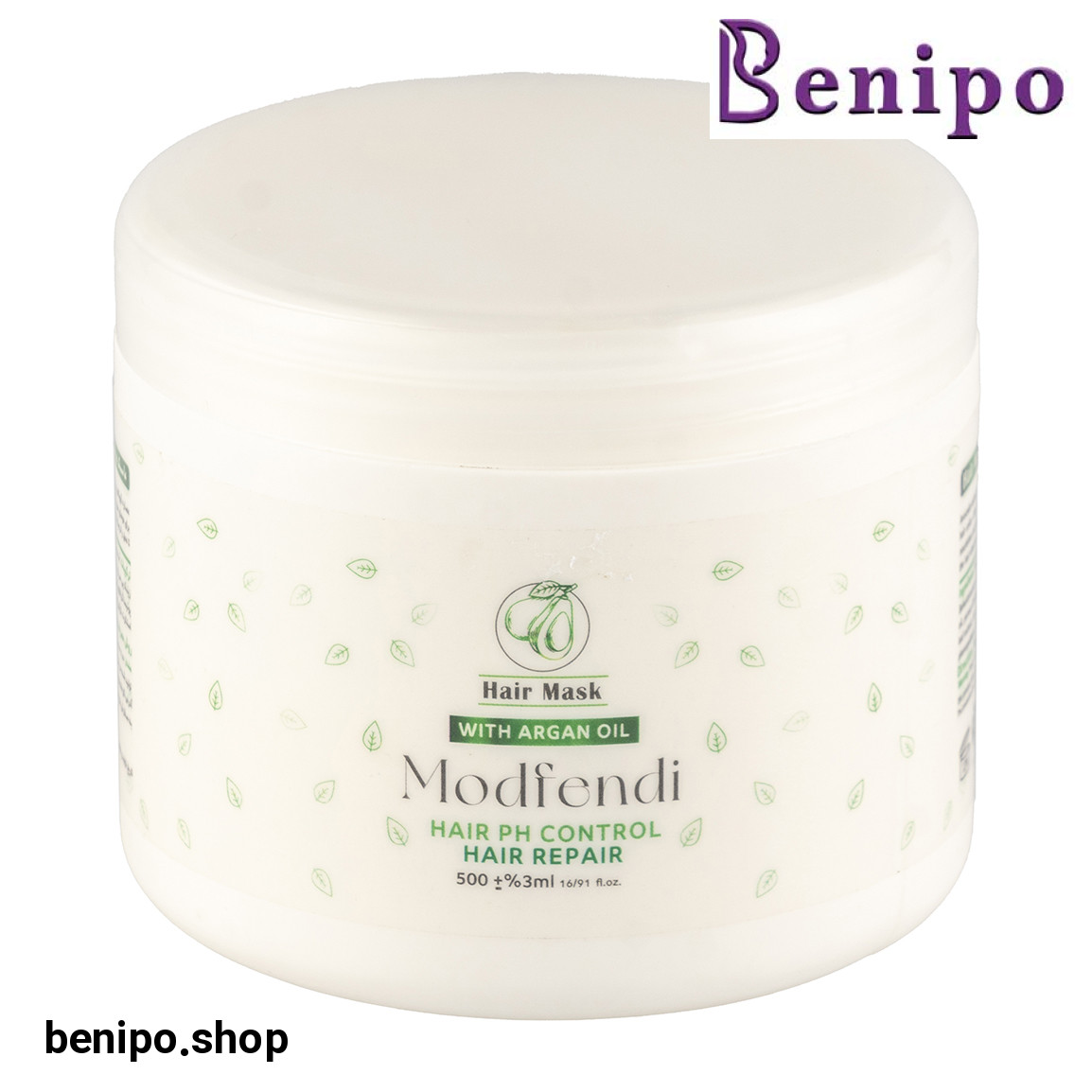 ماسک مو با آبکشی حاوی آرگان و آووکادو مناسب مو رنگ شده حجم 500 میلی لیتر