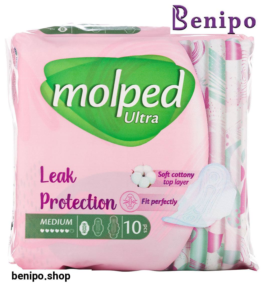 نوار بهداشتی اولترا مدل Leak Protection سایز متوسط 10 عددی