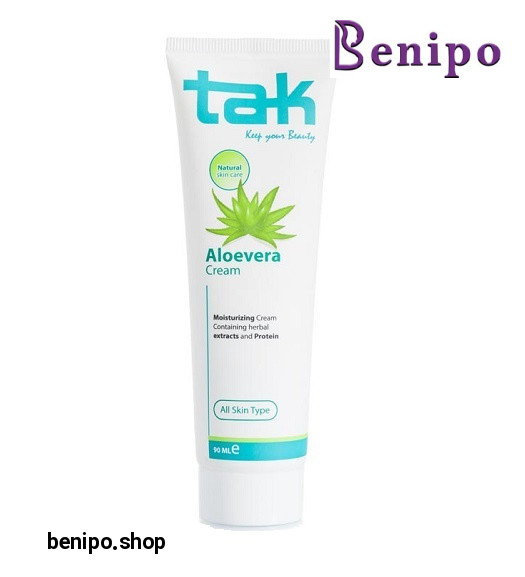 کرم مرطوب کننده دست و صورت تیوپی آلوئه ورا 90میل