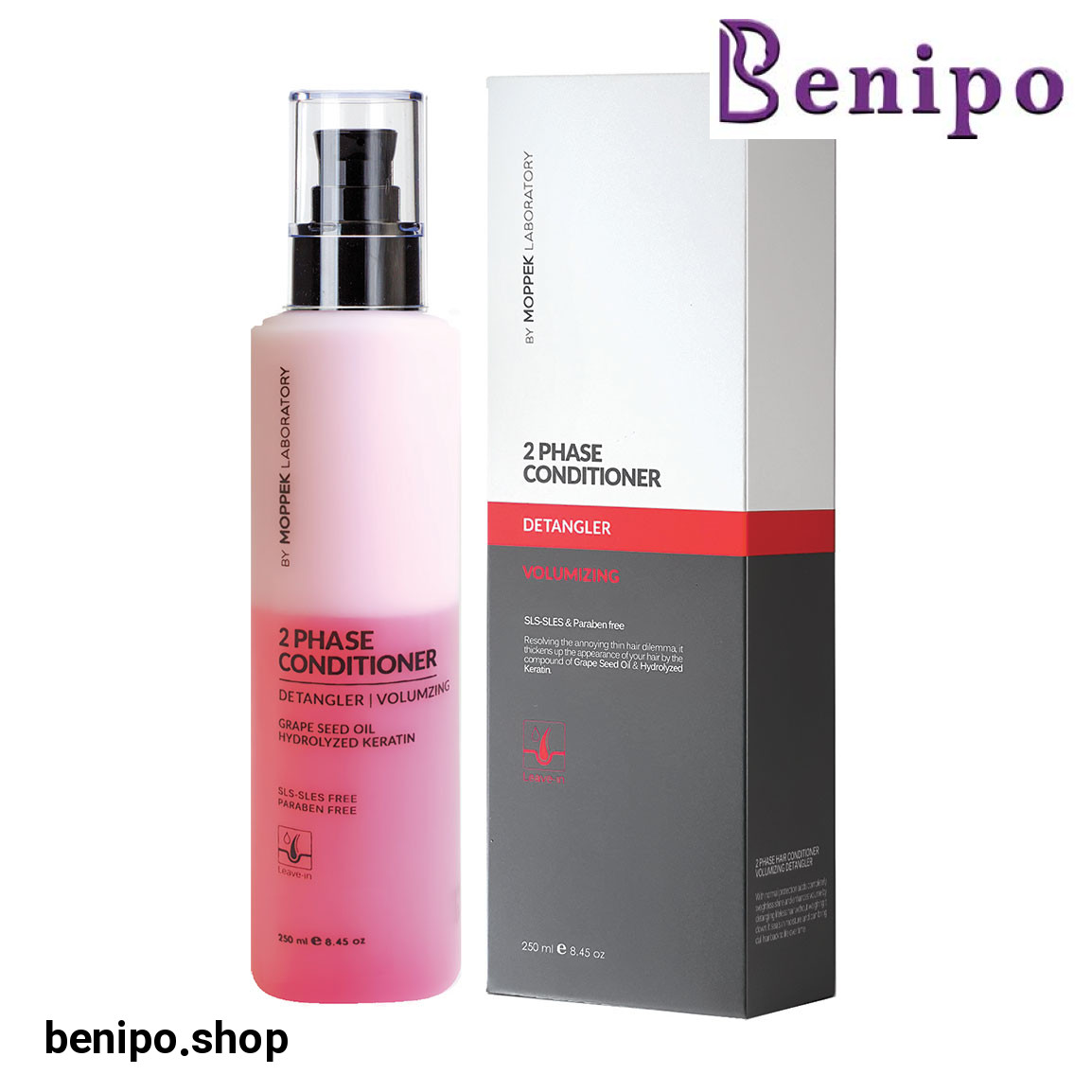 اسپری دو فاز حجم دهنده مو حجم 250 میلی لیتر