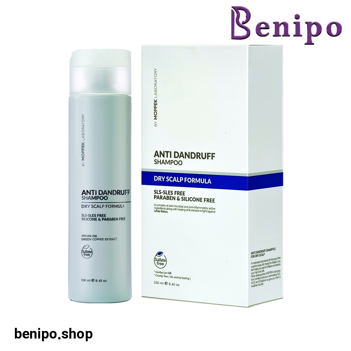 شامپو ضدشوره اسکالپ خشک فاقد سولفات حجم 250 میلی لیتر