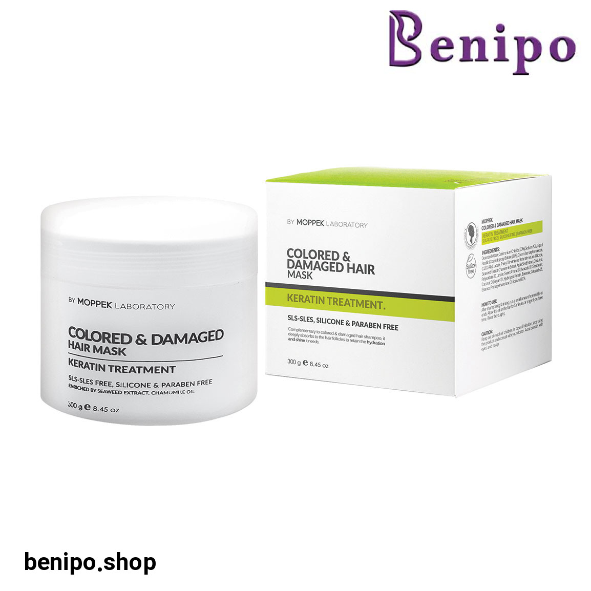 ماسک موهای رنگ شده و آسیب دیده