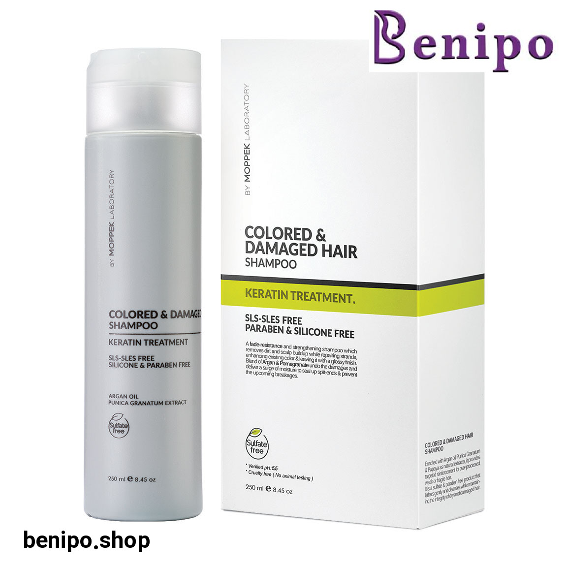 شامپو موهای رنگ شده و آسیب دیده 250میل