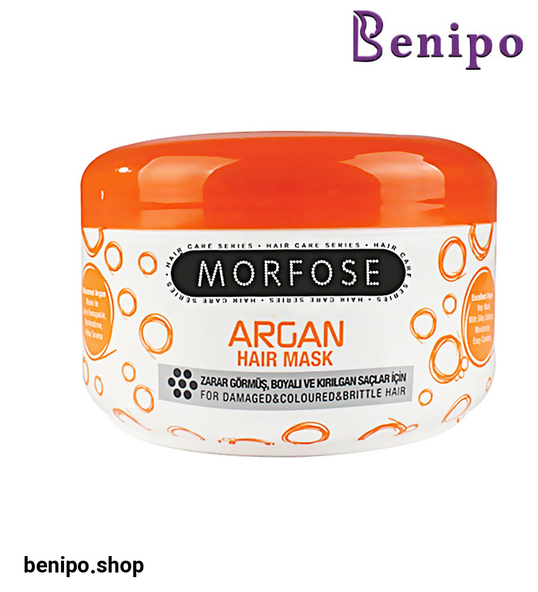ماسک مو مخصوص موهای رنگ شده  حاوی روغن آرگان حجم 500 میل