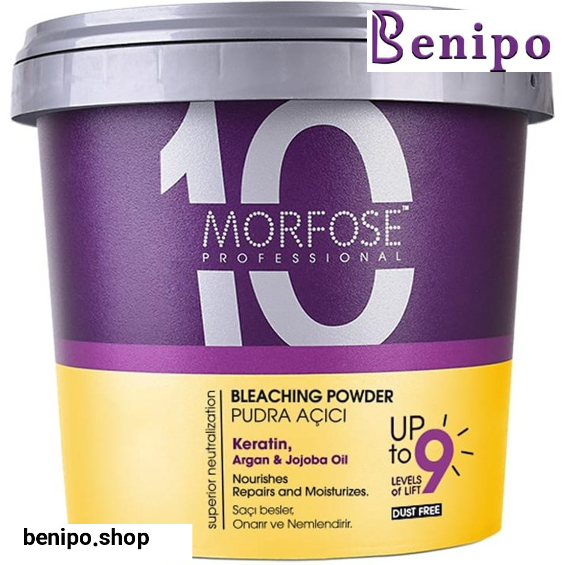 پودر دکلره آبی  پایه 9 وزن 600 گرم