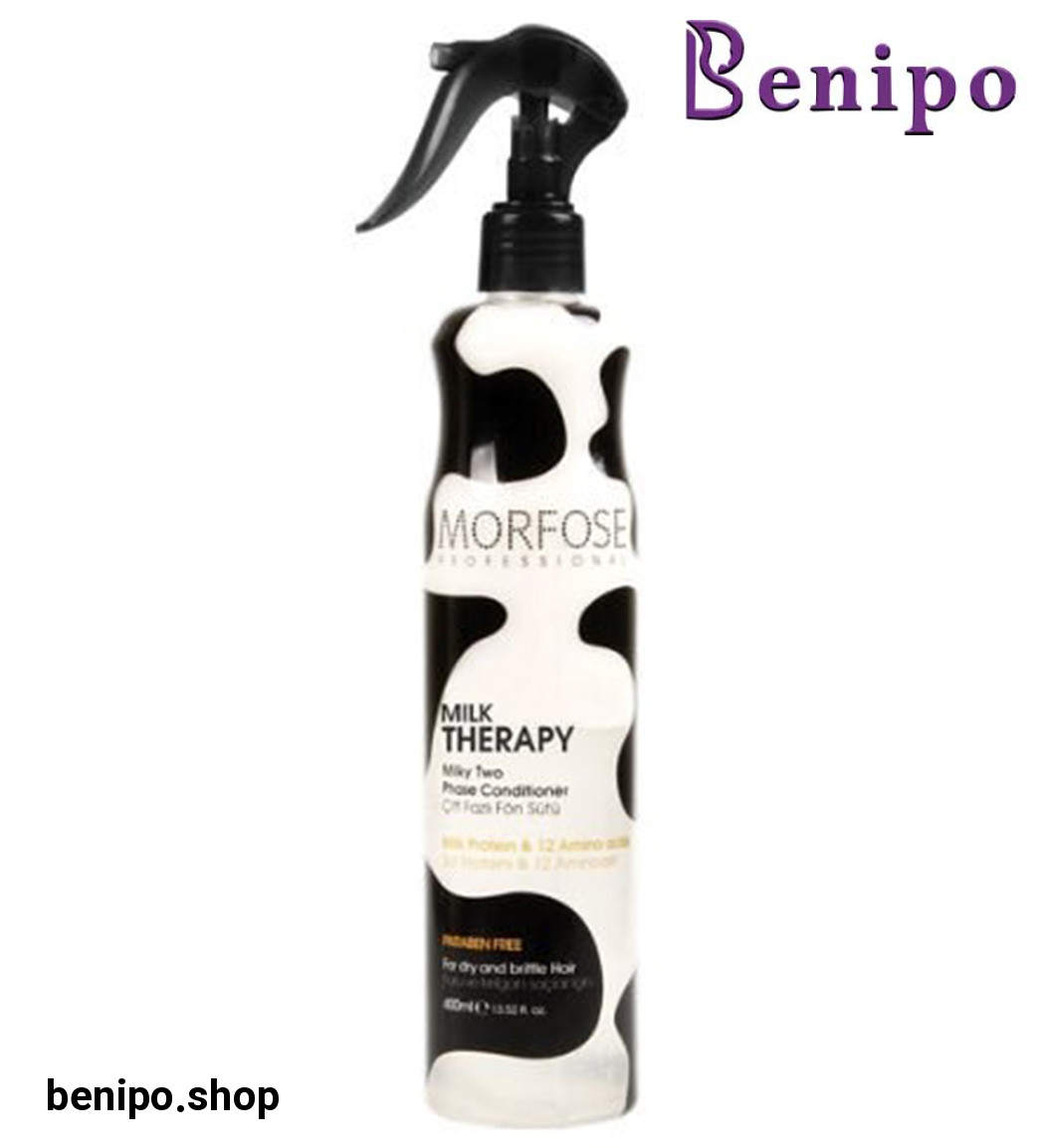 اسپری نرم کننده دوفاز با خاصیت درمانی شیر 400میل