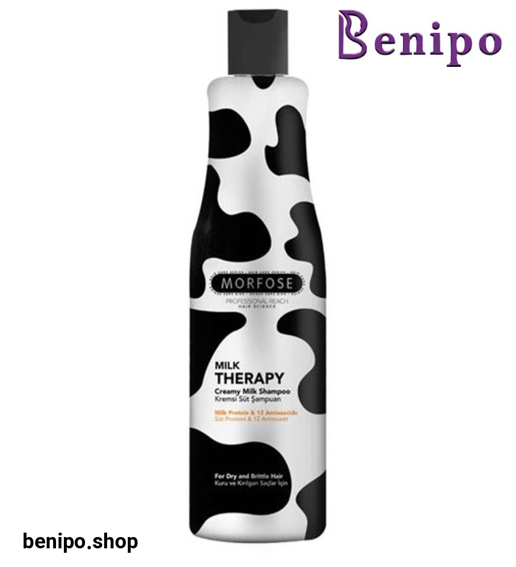 شامپو شیر مناسب موهای خشک و شکننده 500میل