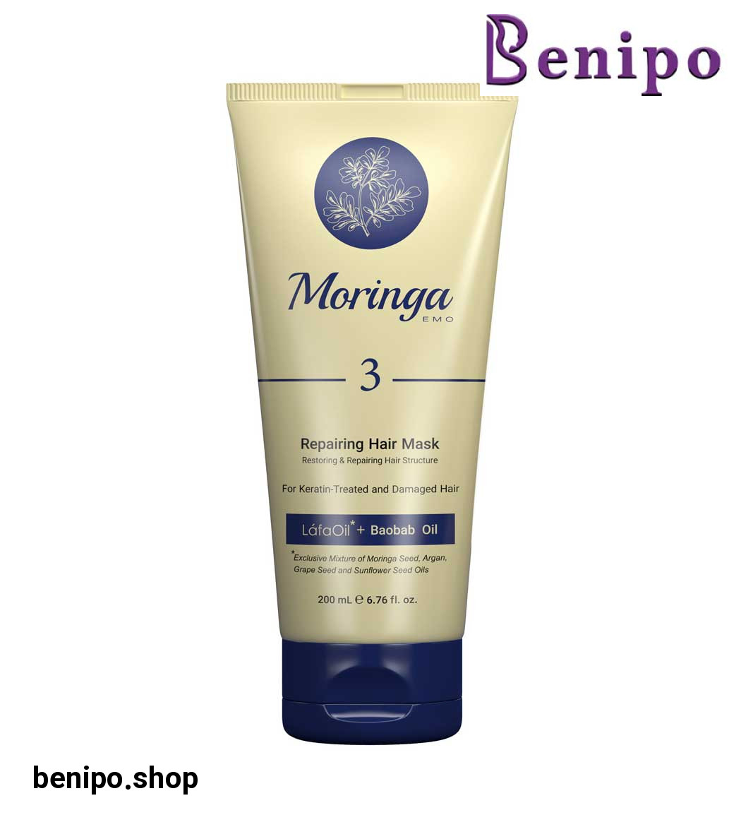 ماسک مو ترمیم کننده مناسب مو های کراتینه و آسیب دیده شماره 3 حجم 200میل