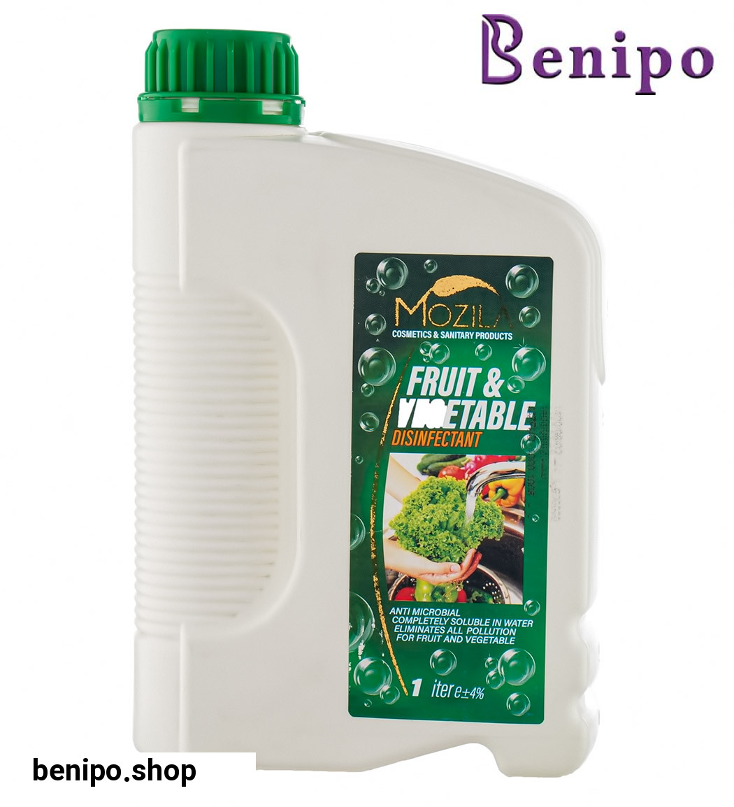 محلول ضدعفونی کننده و آنتی ویروس میوه و سبزیجات 1لیتر
