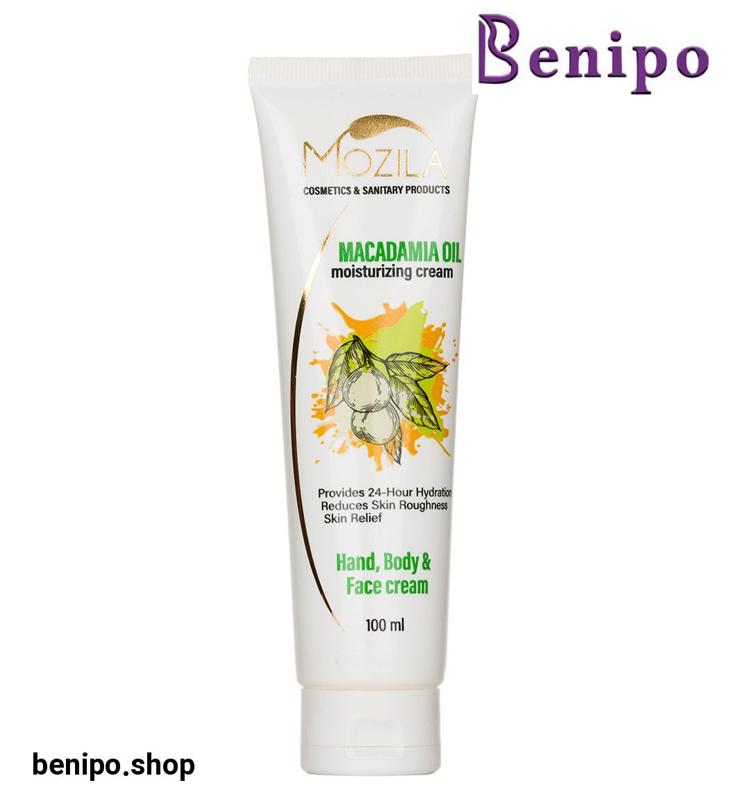 کرم مرطوب کننده حاوی روغن ماکادمیا 100میل