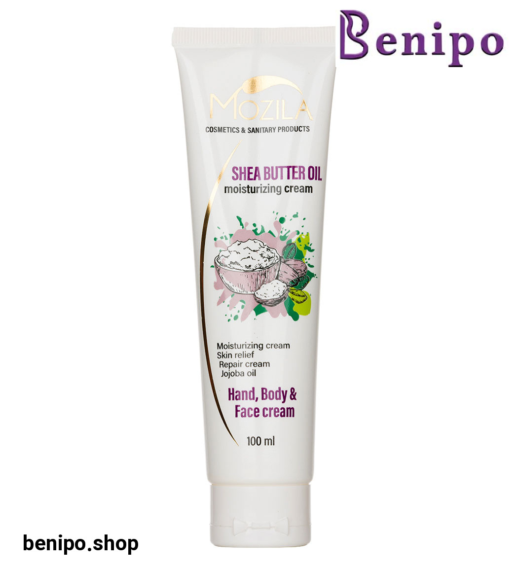 کرم مرطوب کننده حاوی روغن شی باتر100میل