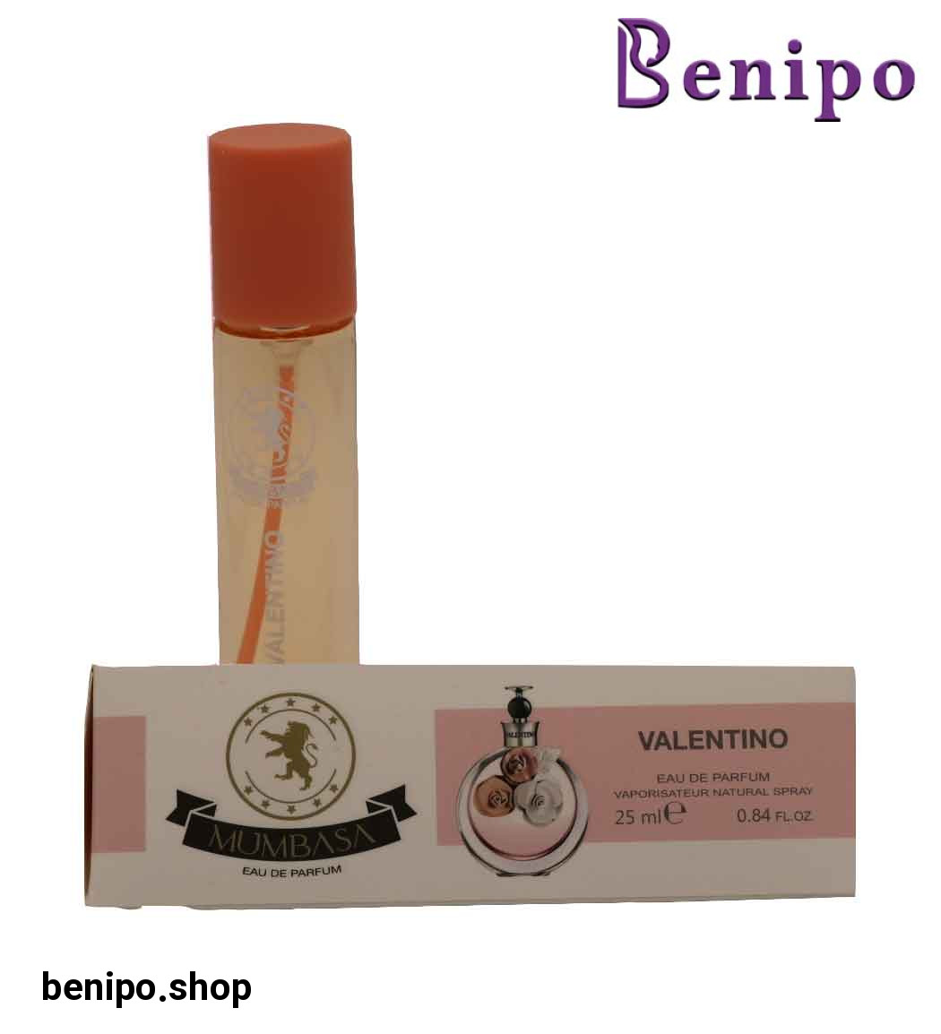 عطر جیبی زنانه مدل ولنتینو 25میل