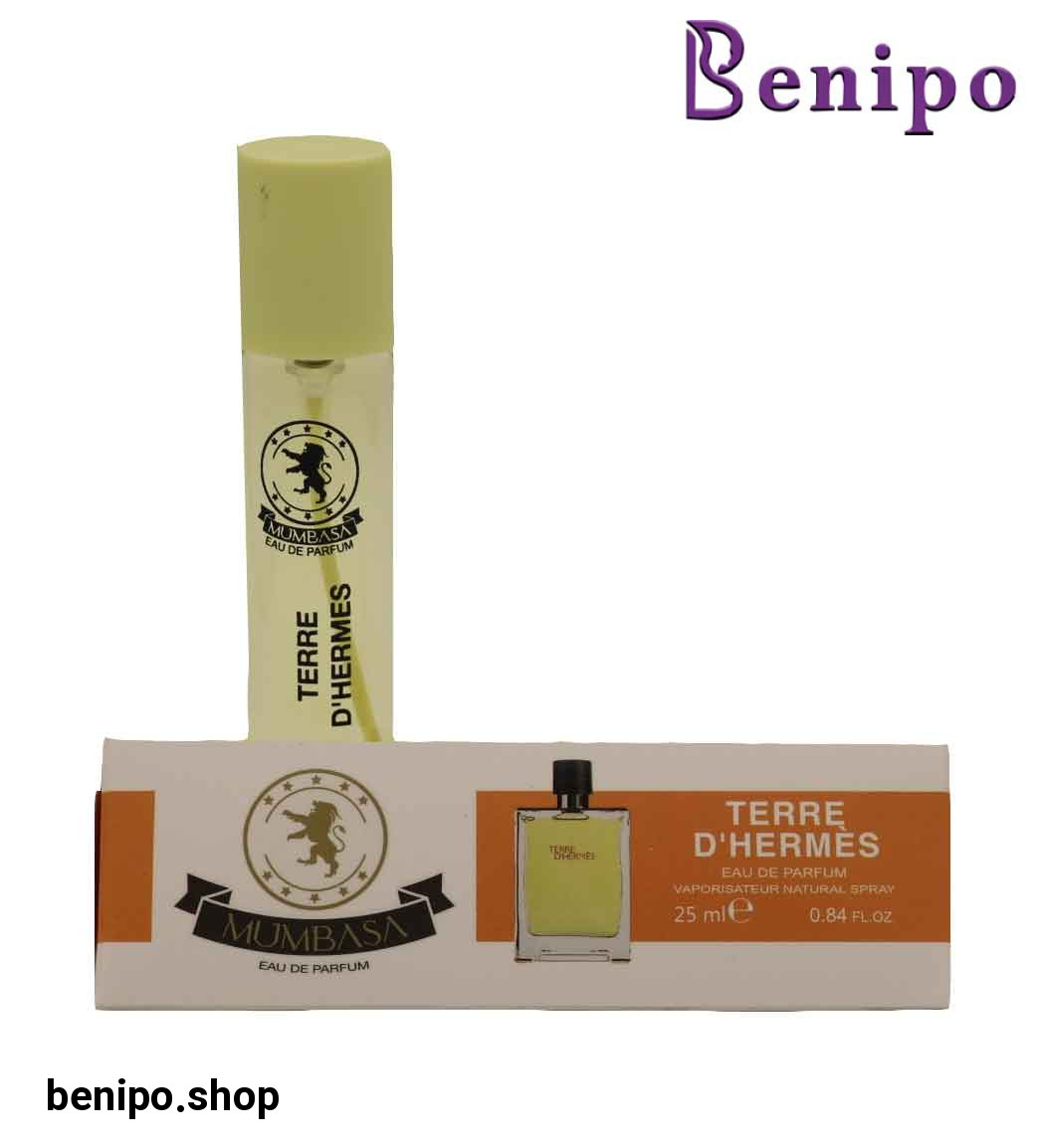 عطر جیبی مردانه مدل تق هرمس 25میل