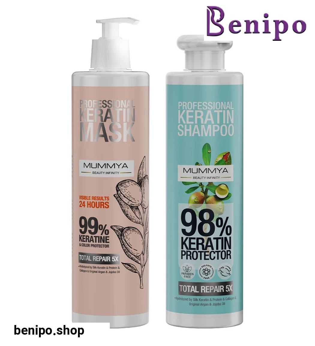پک ماسک مو و شامپو احیا کننده و ترمیم کننده