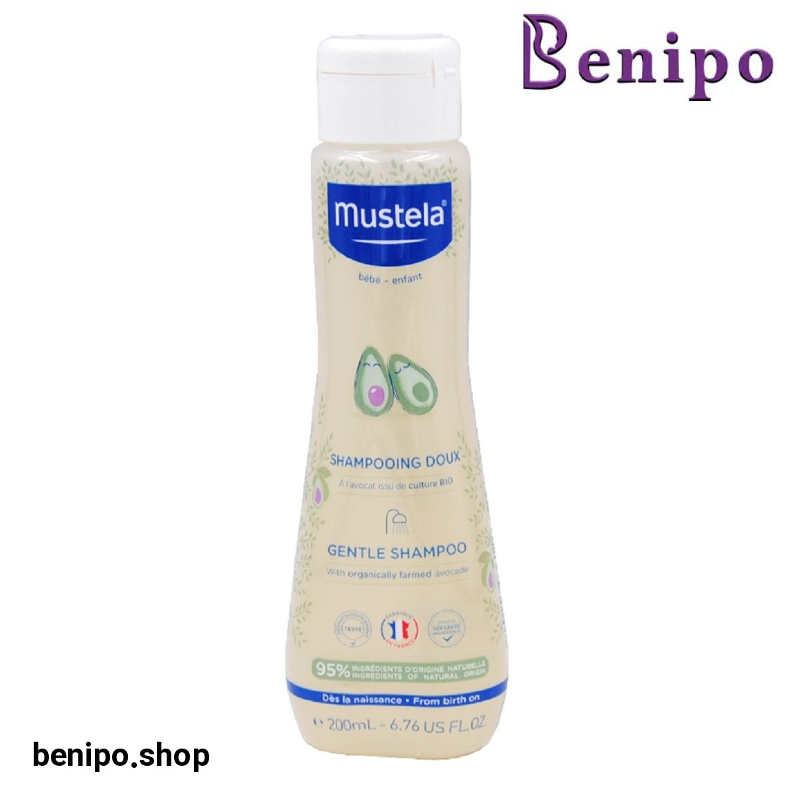 شامپو سر ملایم و بی اشک حجم 200 میلی لیتر