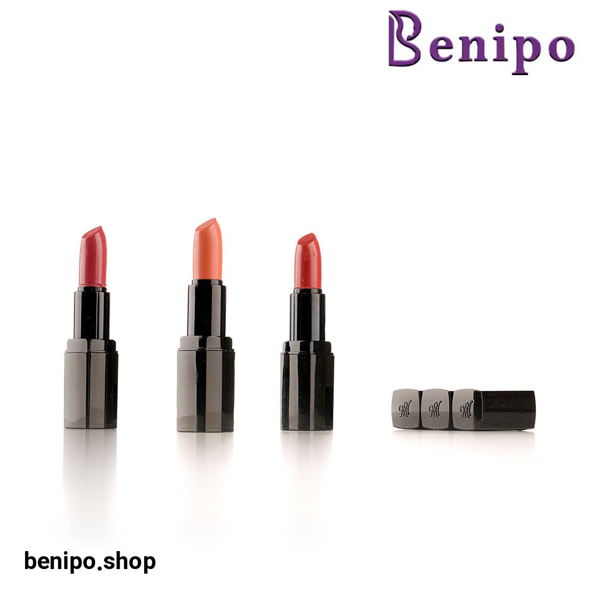 رژلب جامد سری بلک دایموند مدل ستین لوکس مجموعه 3 عددی