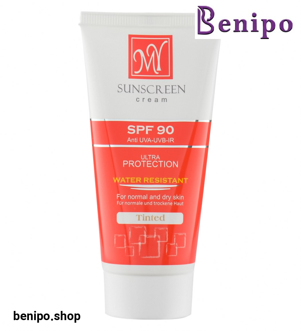کرم ضد آفتاب رنگی  اس پی اف90