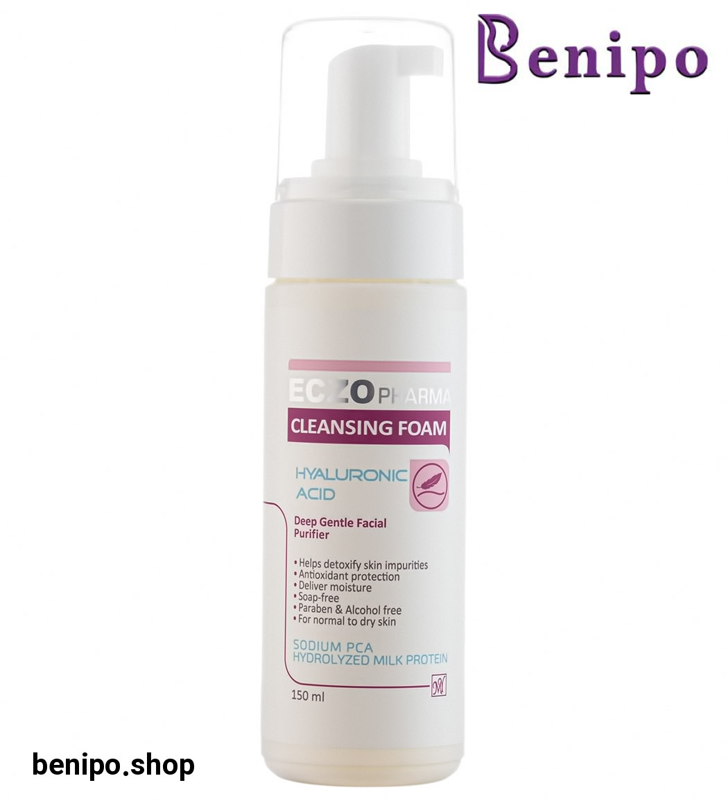 فوم پاک کننده اگزو فارما حاوی هیالورونیک اسید 150 میل