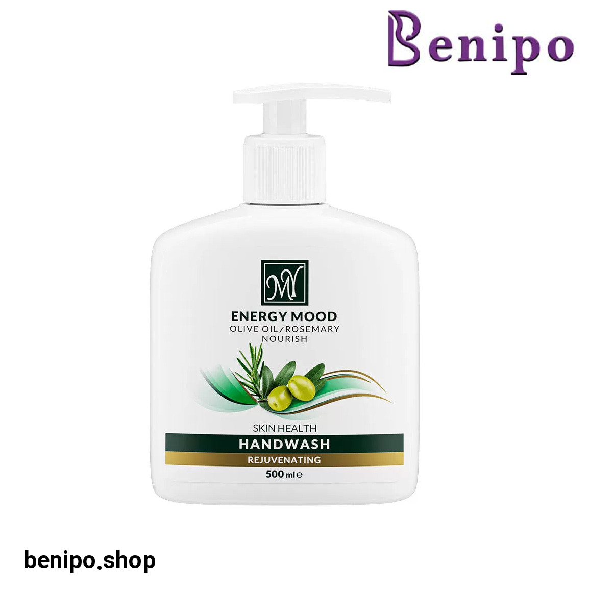مایع دستشویی کرمی مدل Energy Mood حاوی روغن زیتون و رزماری 500 میلی لیتر