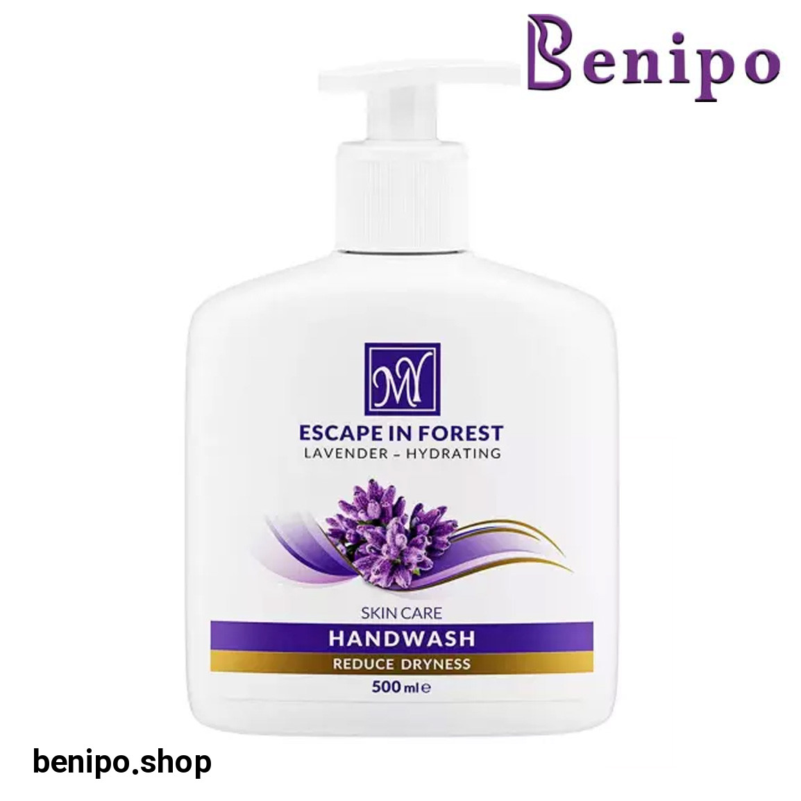 مایع دستشویی کرمی مدل Escape In Forest با رایحه لوندر حجم 500 میلی لیتر