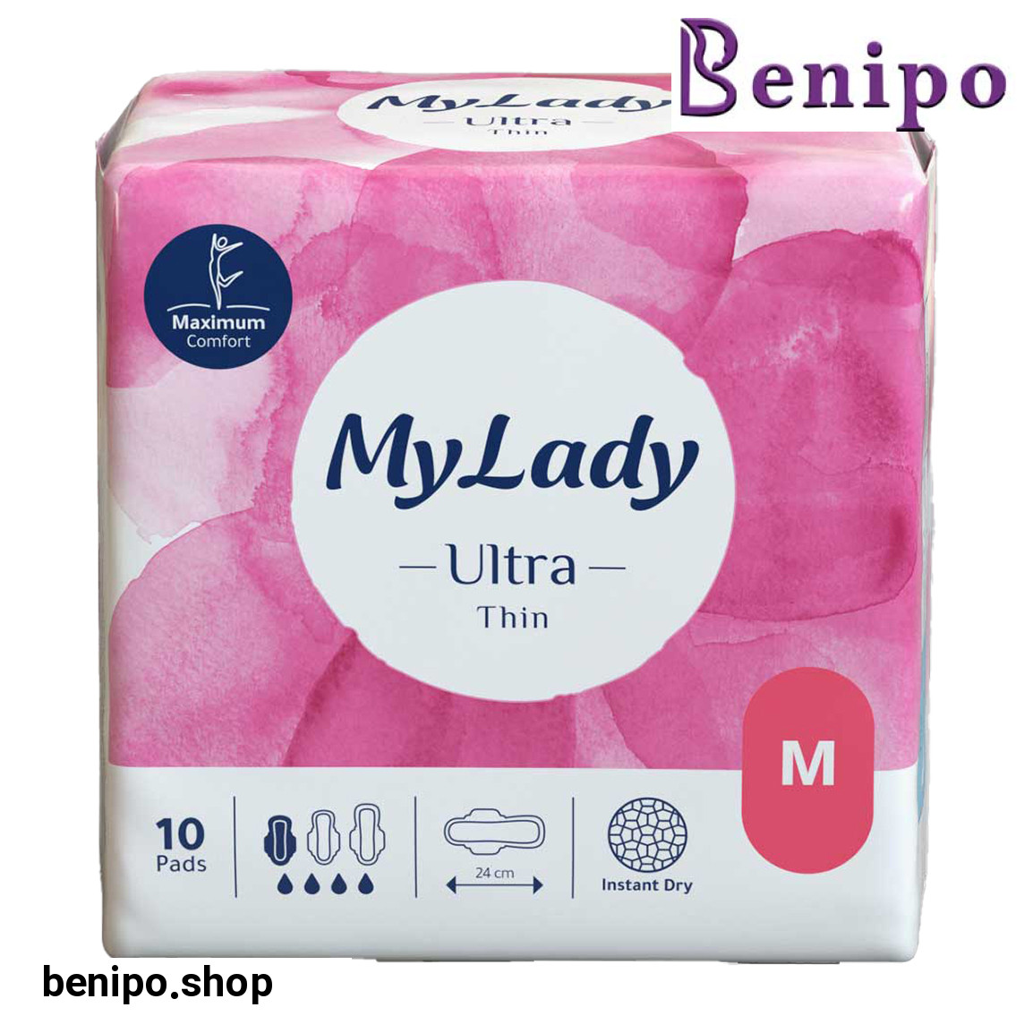 نواربهداشتی اولترا مدل همیشه خشک سایز متوسط 10عددی