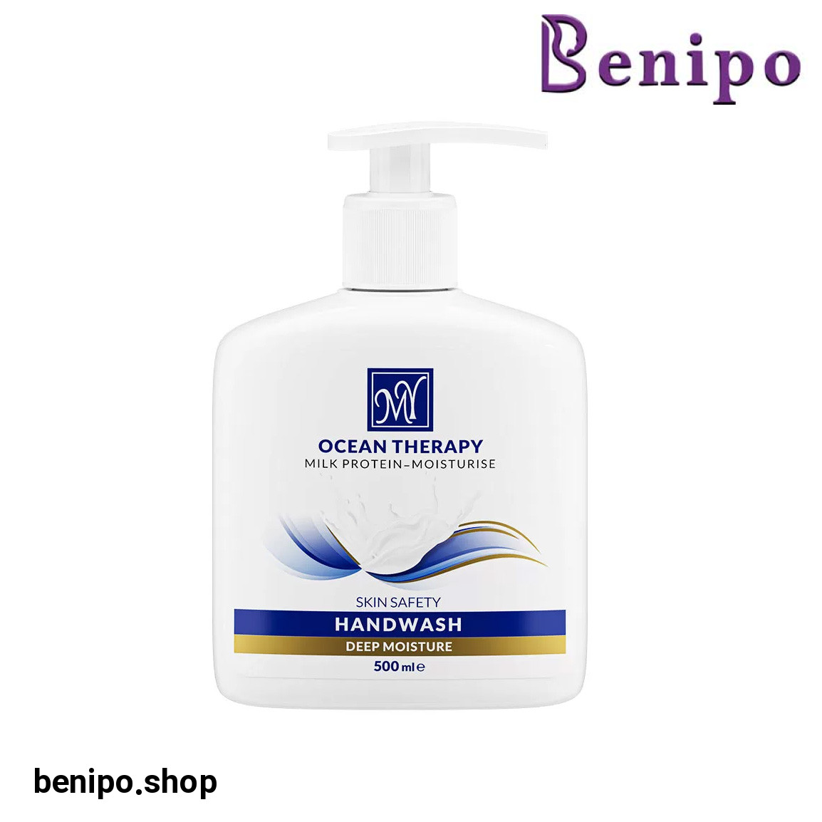 مایع دستشویی کرمی مدل Ocean Therapy حاوی پروتئین شیر 500 میلی لیتر