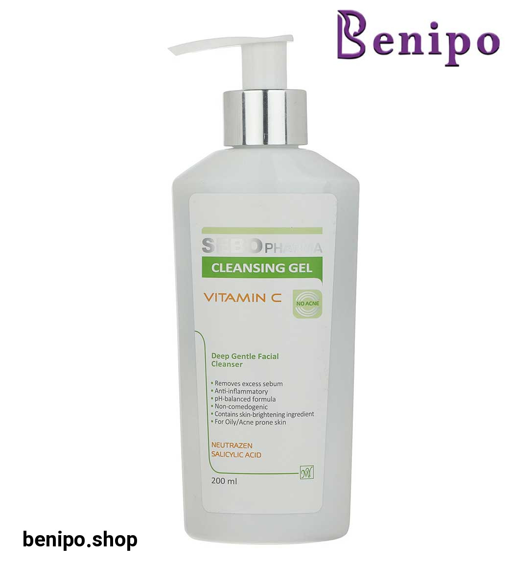 ژل شستشوی صورت Sebu Pharma مناسب پوست چرب 200میل