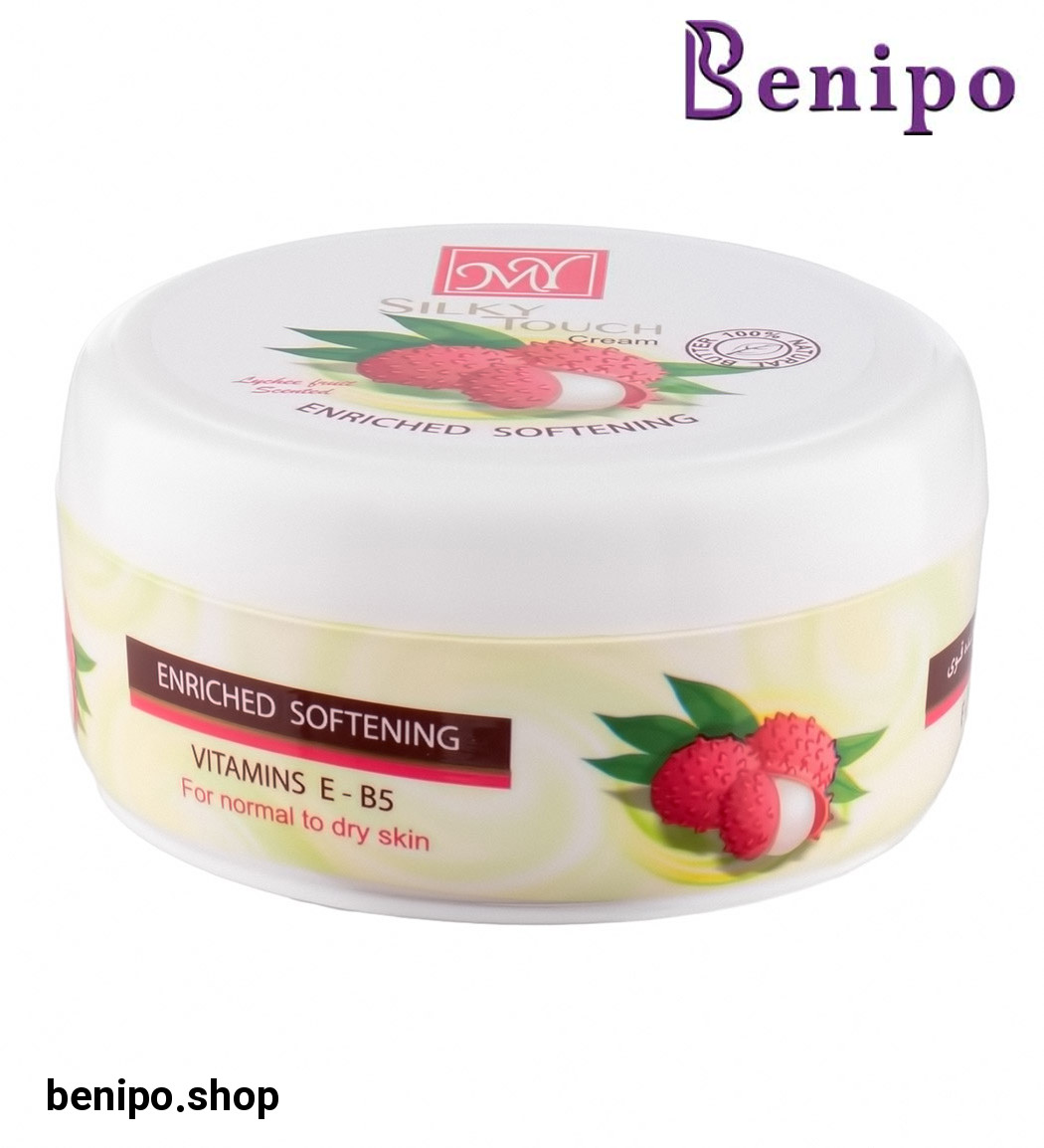 کرم مرطوب کننده میوه ای کاسه ای سیلکی تاچ مناسب پوست خشک و معمولی 200 میل