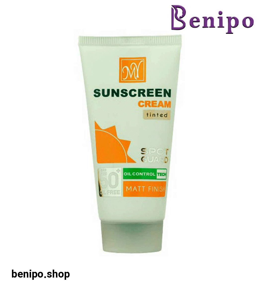 کرم ضد آفتاب بدون رنگ و مات 4 کاره مدل Spot Guard مناسب پوست چرب 50میل