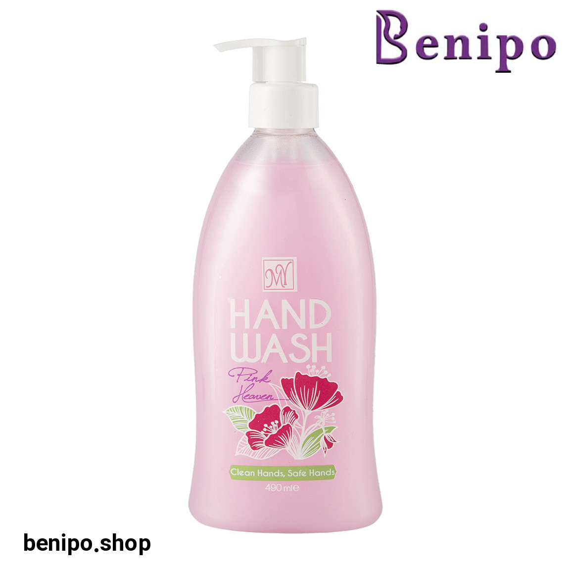 مایع دستشویی صدفی مدل گل بهاری حجم 490 میلی لیتر