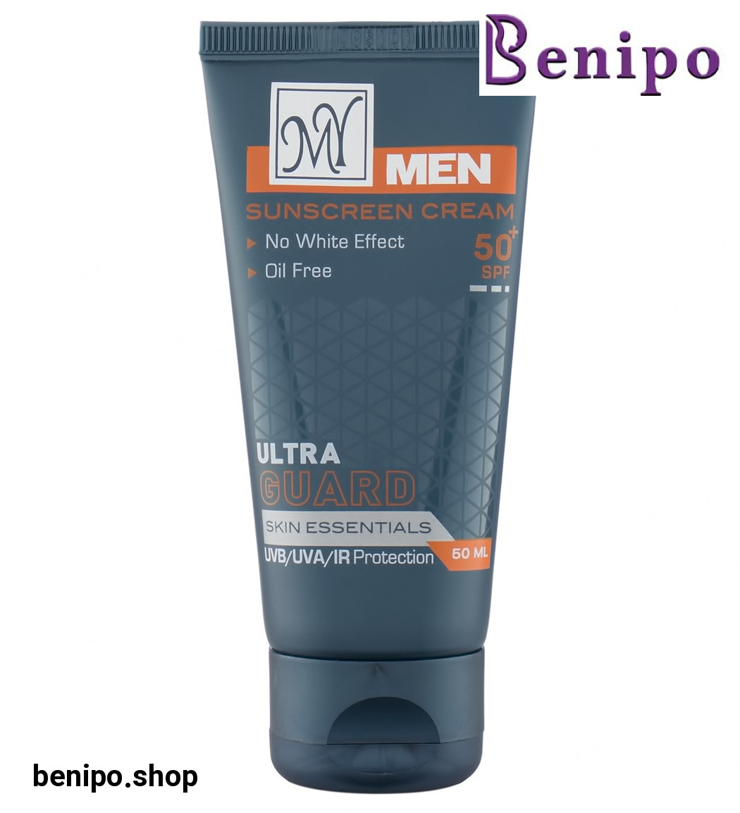 کرم ضد آفتاب Spf 50 فاقد چربی آقایان 50 میل
