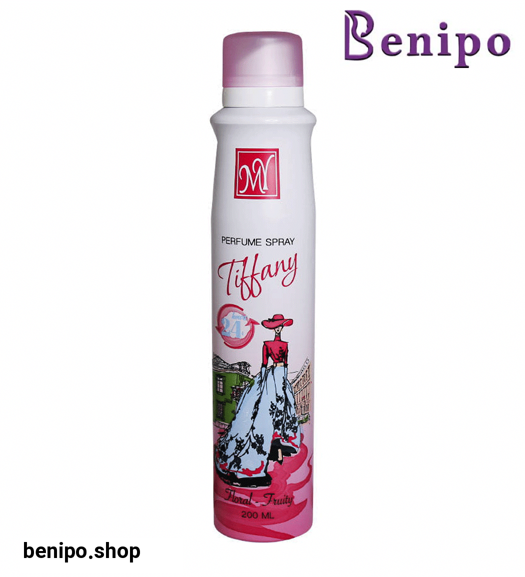 اسپری بدن زنانه 24 ساعته تیفانی 200 میل