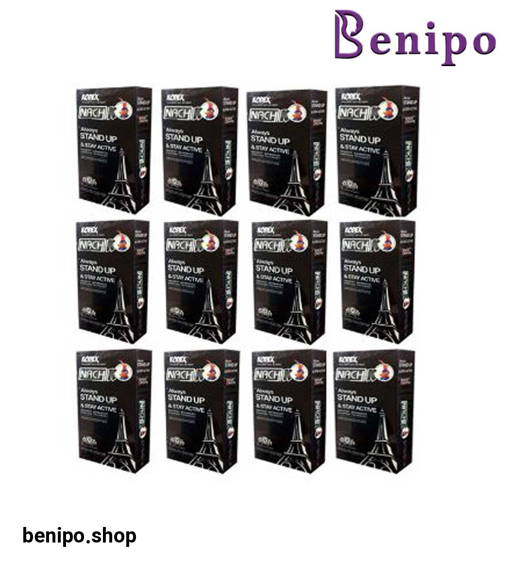 پک 12 عددی کاندوم مدل stand up