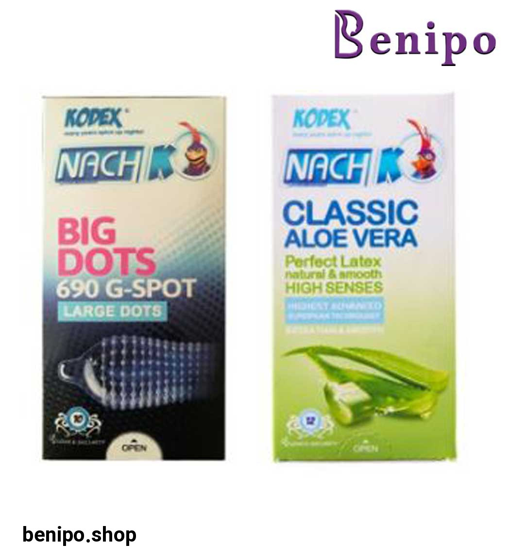 کاندوم مدل Big Dots بسته 12 عددی به همراه کاندوم مدل Classic Aloe Vera بسته 12 عددی