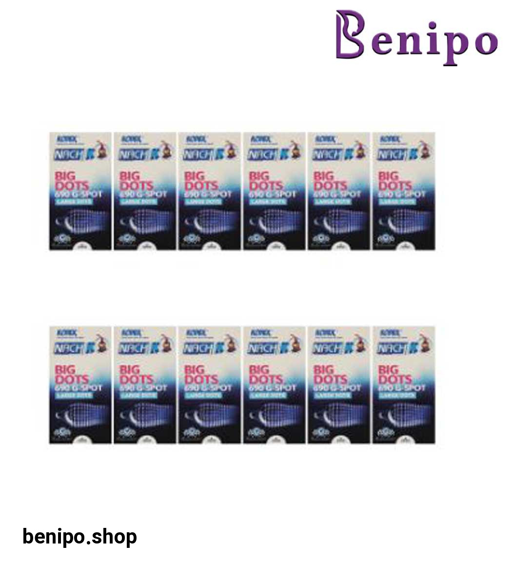 پک 12 عددی کاندوم خاردار مدل BIG DOTS