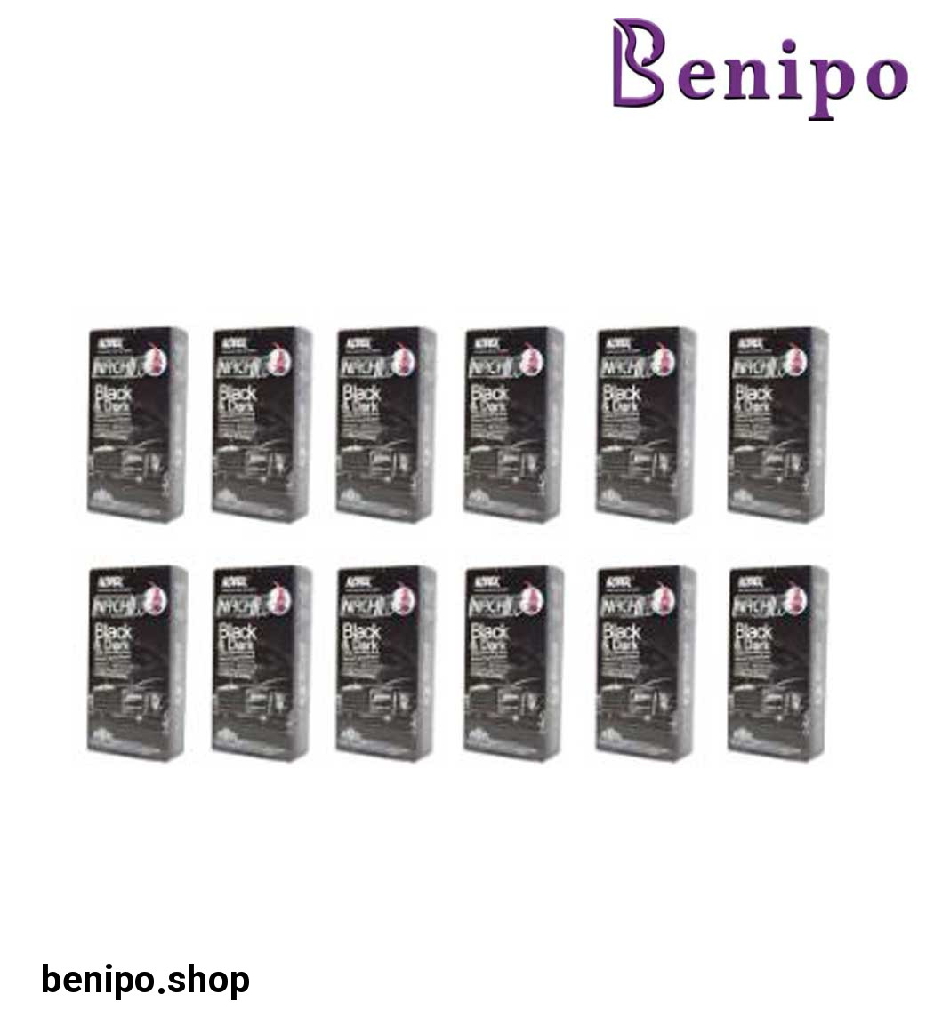 کاندوم 12 عددی تاخیری مدل بلک دارکمجموعه 12 عددی