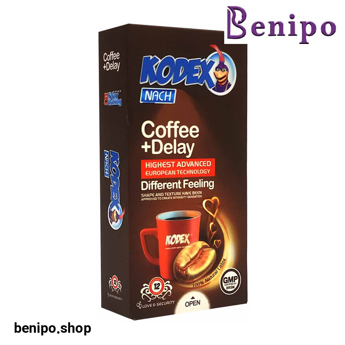 کاندوم 12 عددی تاخیری مدل کافی