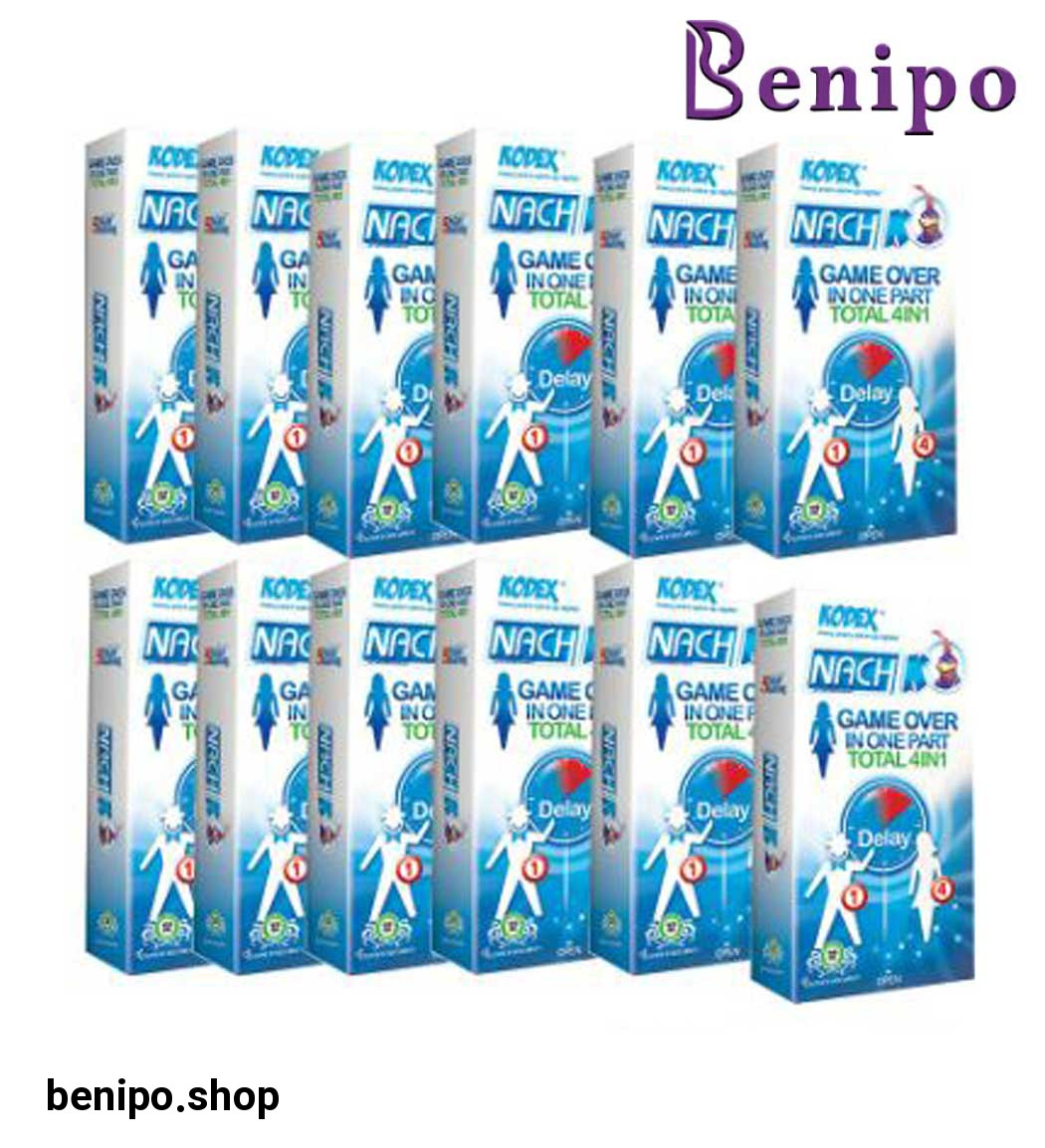 پک 12 عددی کاندوم مدل Geme Over total مجموعه 12 عددی