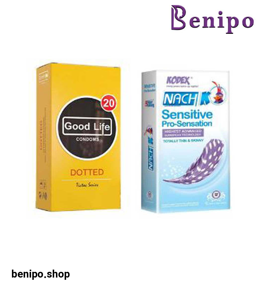پک کاندوم گودلایف مدل Dotted به همراه کاندوم Sensetive
