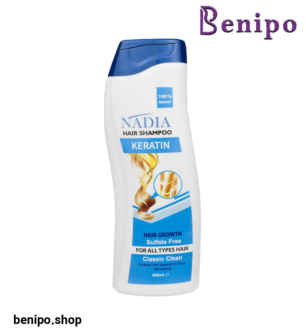 شامپو فری سولفات ضد ریزش مدل کراتین حجم 400 میل