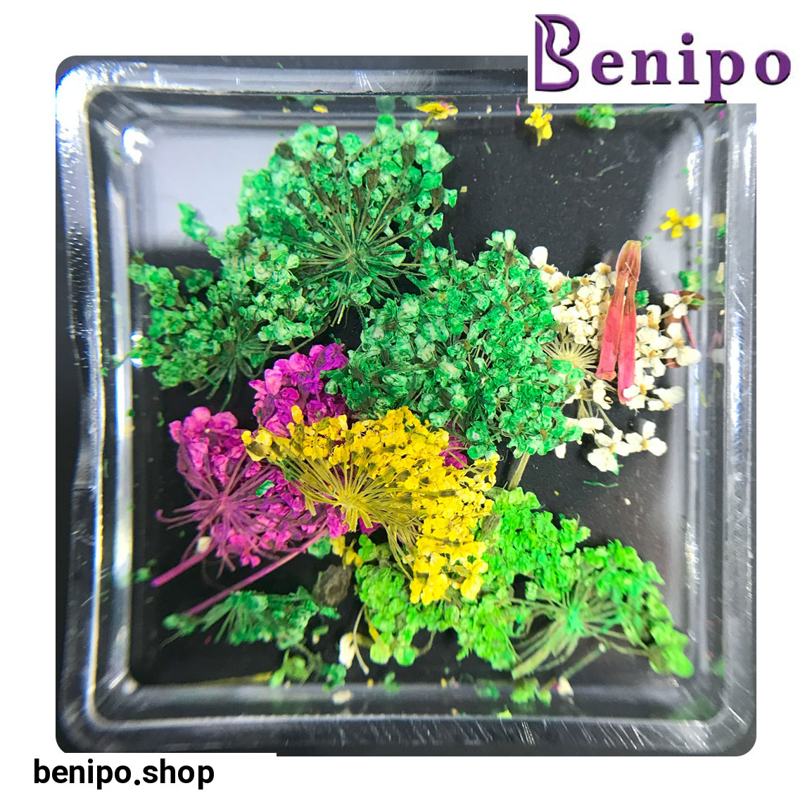 دیزاین گل خشک ناخن مدل FN04