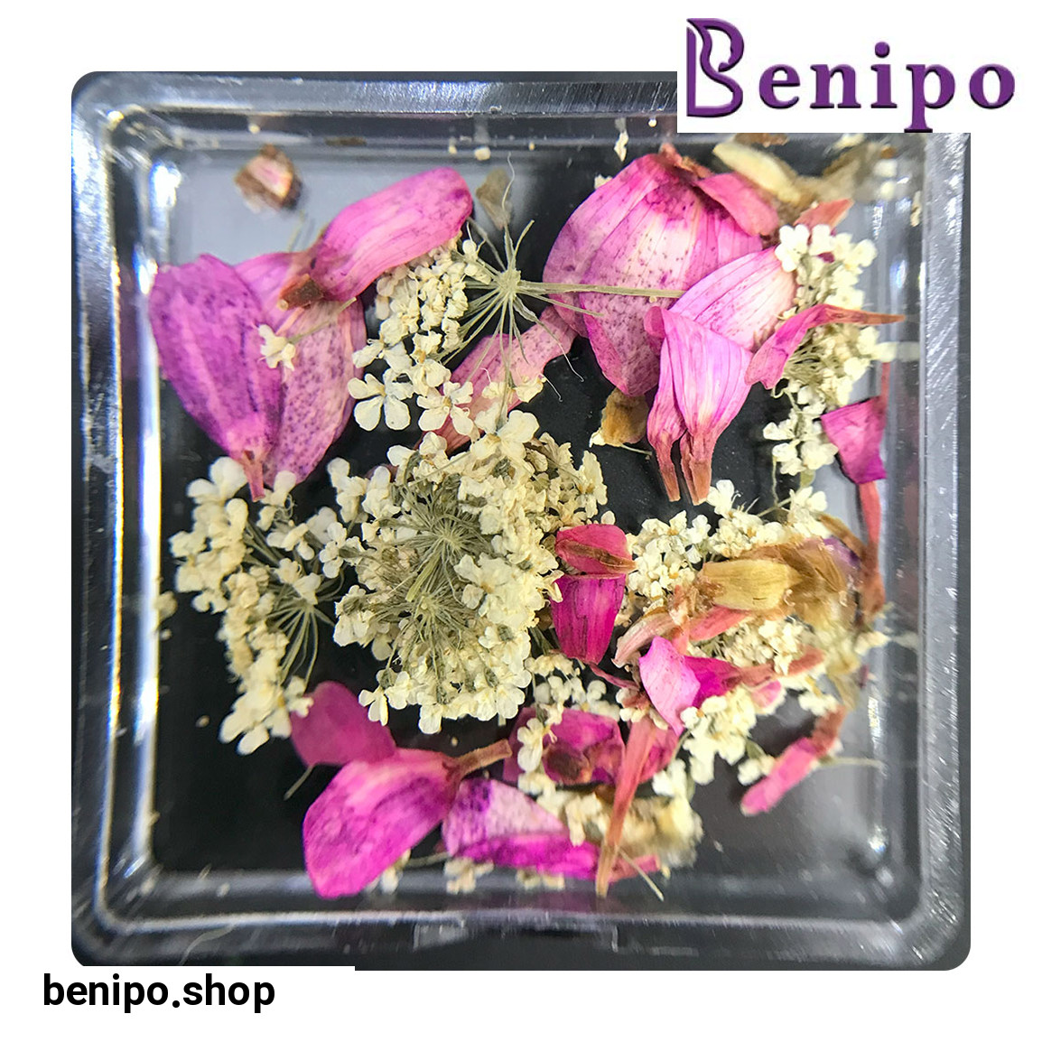 دیزاین گل خشک ناخن مدل FN05