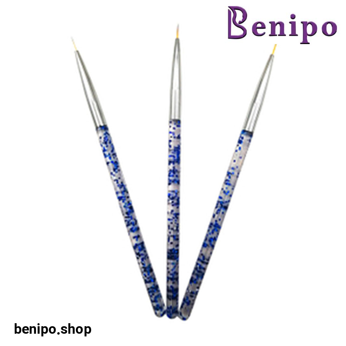 قلم طراحی ناخن مدل BA-1 بسته 3 عددی