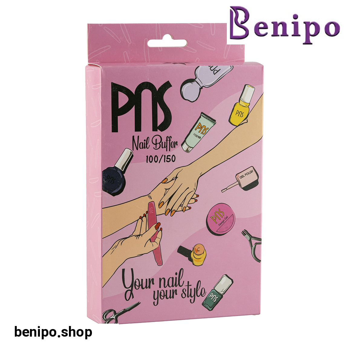 بافر ناخن 100-150 بسته 8 عددی