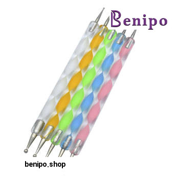 پک قلم طراحی ناخن مدل داتینگ