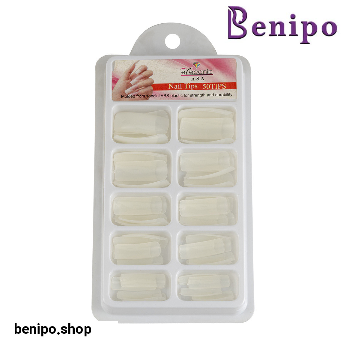 تیپ کاشت ناخن بسته 50 عددی
